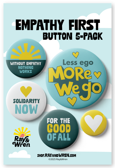 Empathy First Button 5-Pack