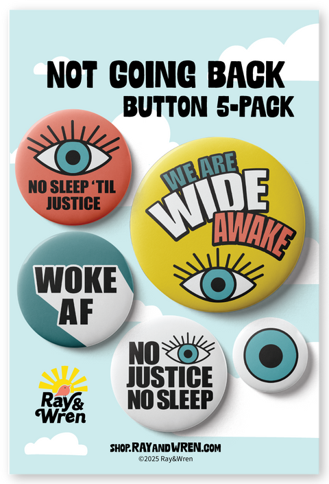 Not Going Back Button 5-Pack